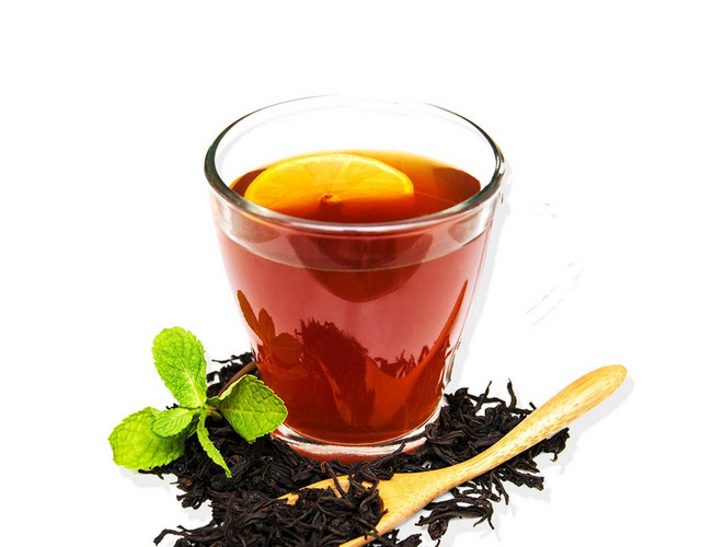 茶饮简约普洱茶素材