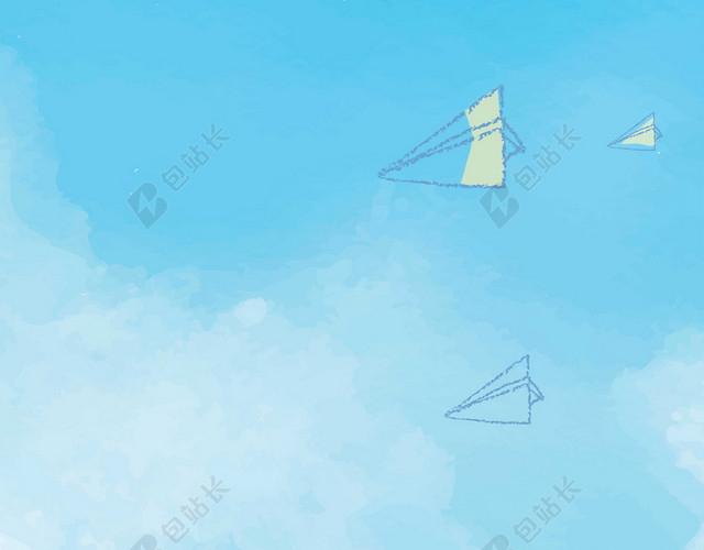 蓝色背景天空背景素材