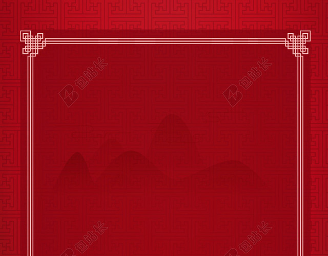 红色背景中国风喜庆背景素材