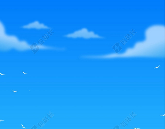 太空蓝色背景商务科技会议蓝天白云背景