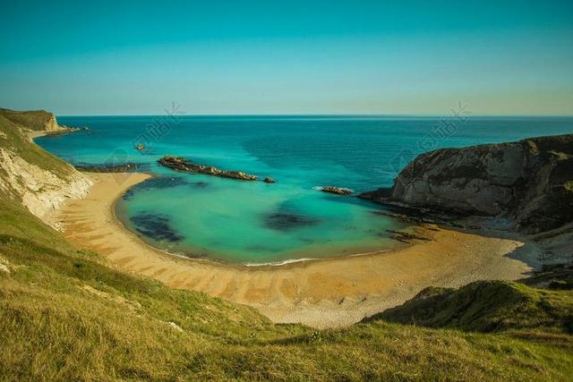 DURDLE 门 拉尔沃思湾 海洋 海的 国家 湾 多塞特郡