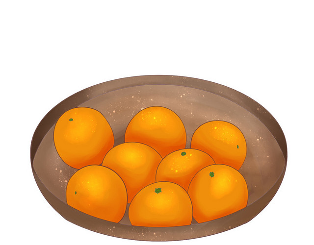 橘子水果素材