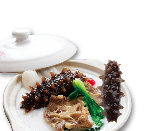 食品简约海参炖品素材