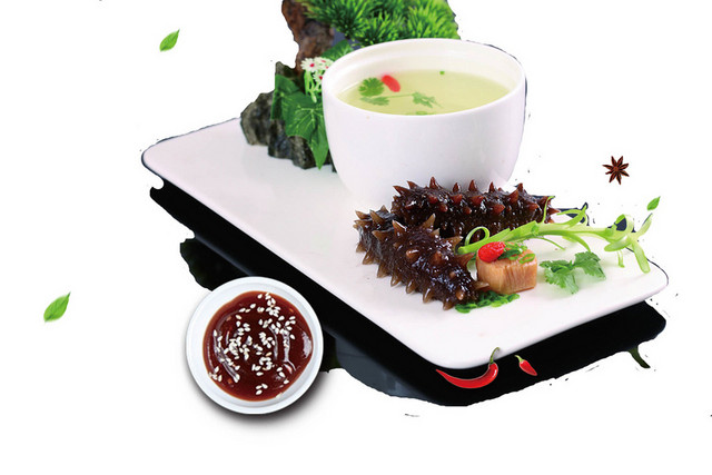 食品简约海参美食素材