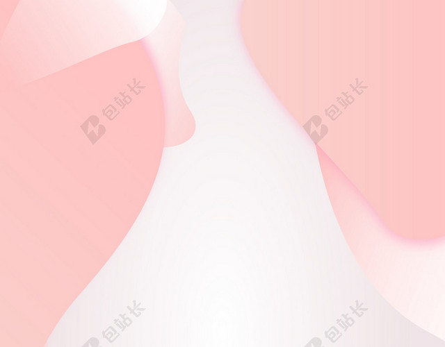 立体剪纸风粉色背景