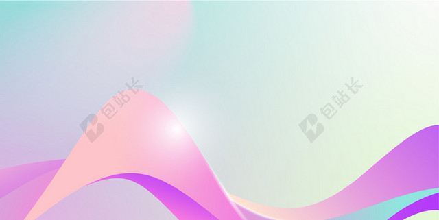 渐变流体科技线条粉色渐变背景