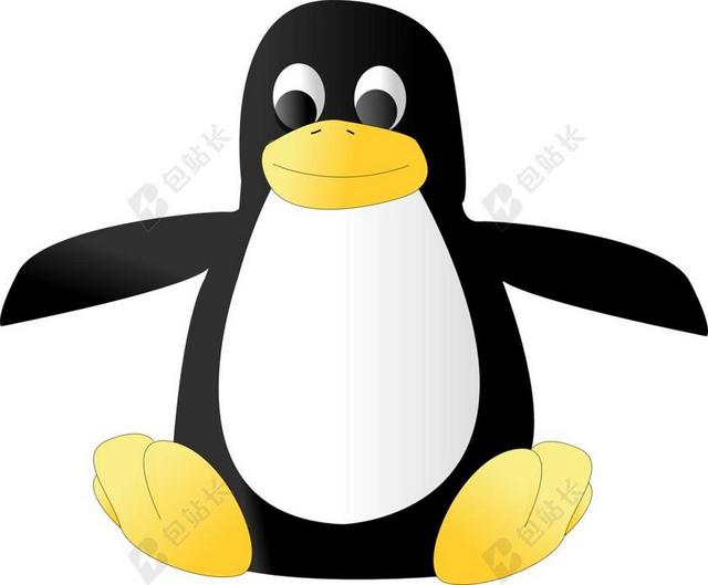企鹅 吉祥物 无尾礼服 LINUX 毛绒 鸟 野生动物 冬天