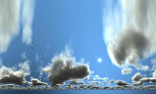 云 360°全景 天空 3D应用 后处理 背景 背景图像 蓝色