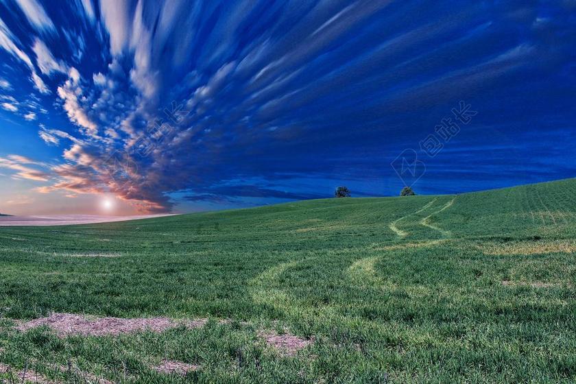 旅游自然农村田园风景背景图片