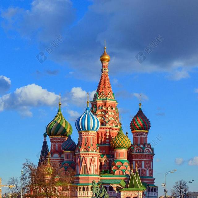 圣巴索大教堂 红色方形 莫斯科 ST BASIL 大教堂