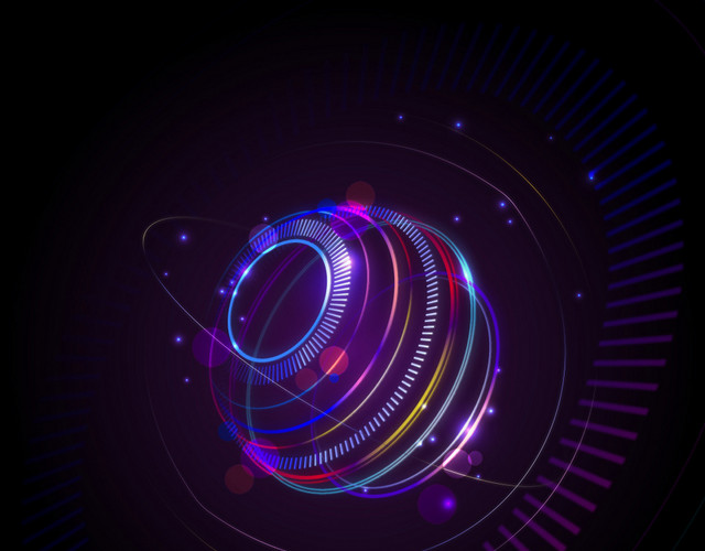 创意宇宙科技矢量素材
