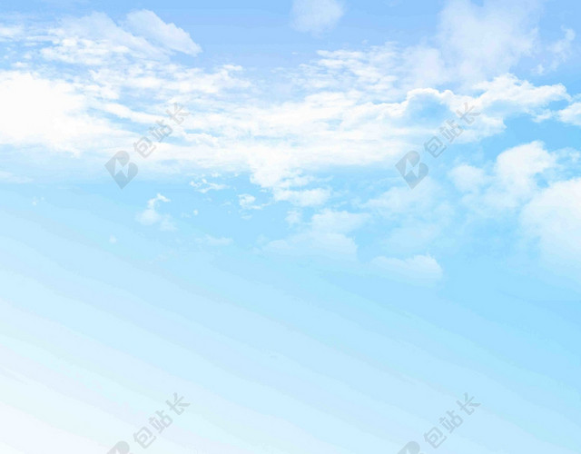 天空蓝天背景白云背景渐变背景水彩背景