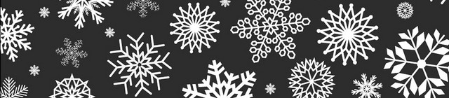 冬天立冬冬至雪花圣诞节素材