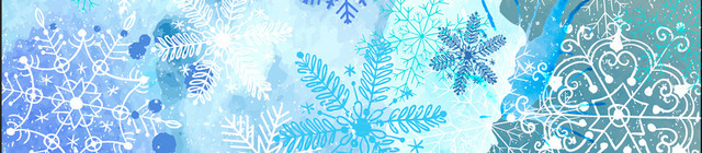 冬天立冬冬至雪花冰冰素材