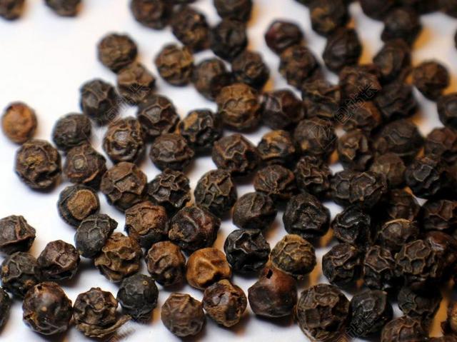 花椒 黑色 关于 干 尖锐 香料 关闭 胡椒