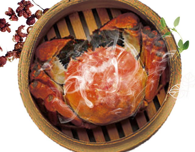 大闸蟹螃蟹海鲜素材