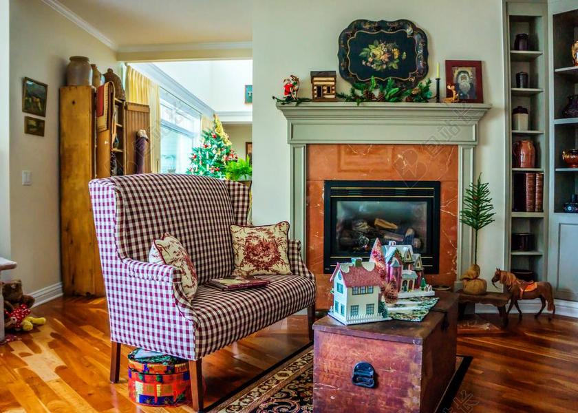 彩色家居温馨客厅沙发茶几等室内设计装饰背景图片