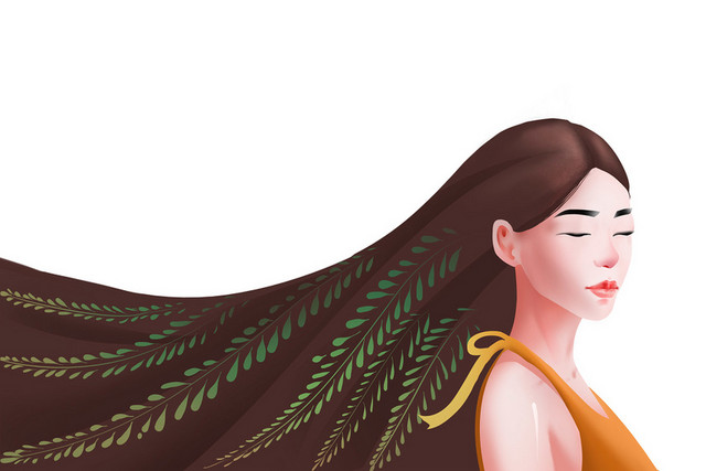 卡通手绘妇女节女神节素材