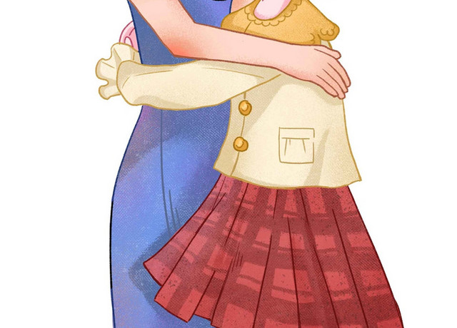 卡通手绘妇女节女神节母女素材