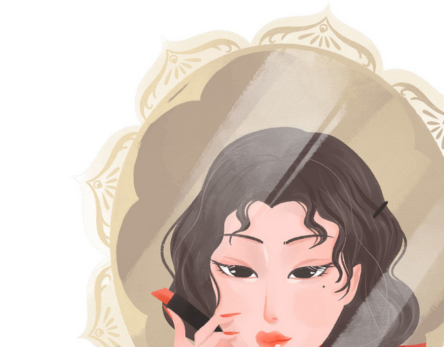 卡通手绘妇女节女神节素材