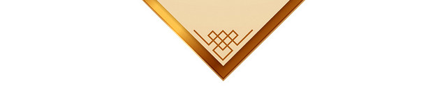 金色中国风方形边框新年素材