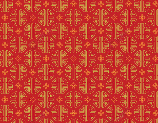 红色喜庆中国风底纹图案背景图片