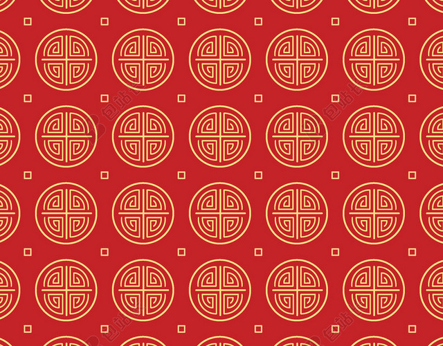 红色喜庆中国风底纹图案背景图片