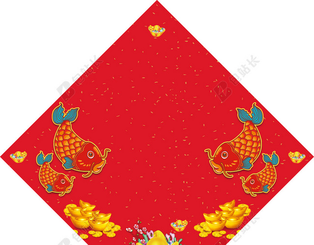 红色喜庆福字中国风背景素材