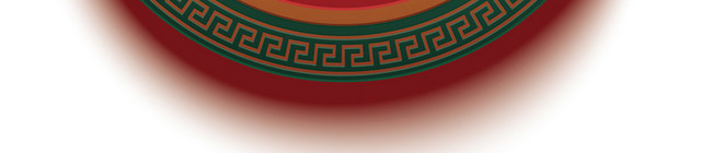 简约古典花纹红色边框鼠年新年矢量素材