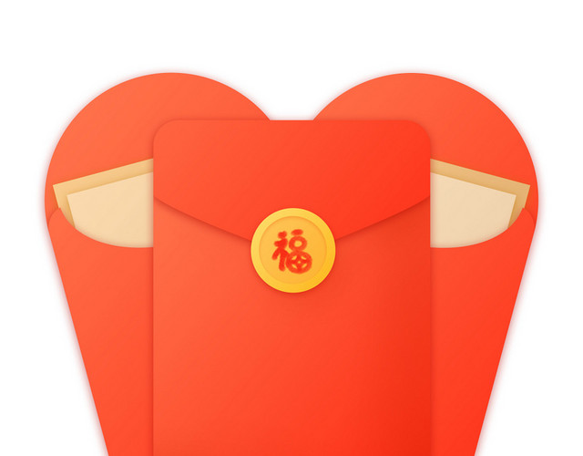 福字春节新年过年红包素材