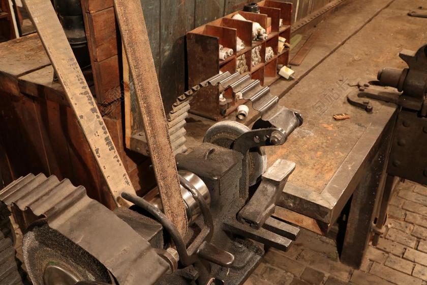 博物馆 纺织 行业 机 机制 工厂 操作