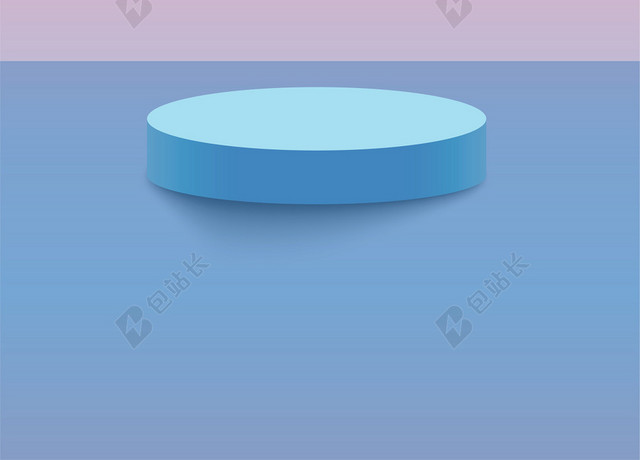 简约小清新渐变矢量舞台背景素材