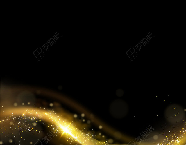 金色光晕光斑矢量背景