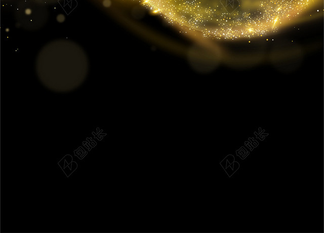 金色光晕光斑矢量背景