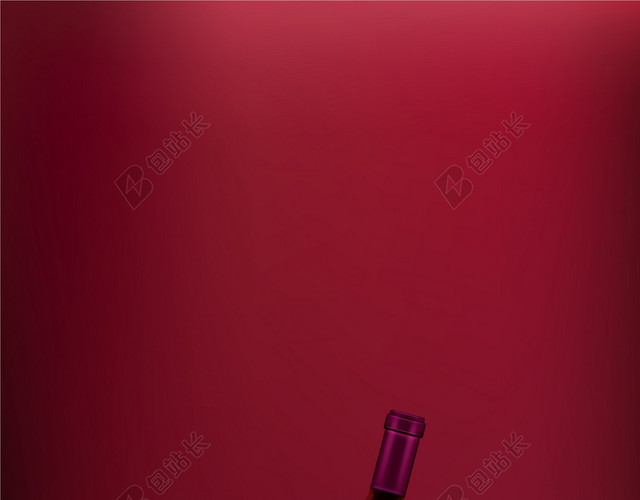 红色大气红酒海报背景