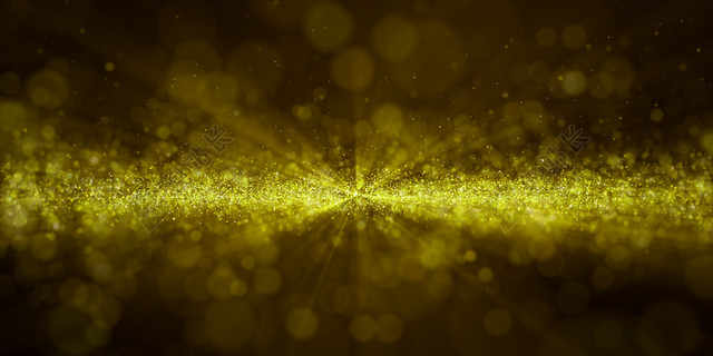 金色粒子光效矢量背景
