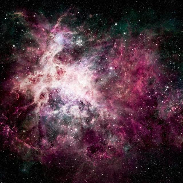 黑色夜晚星海星空极光天文研究背景图片