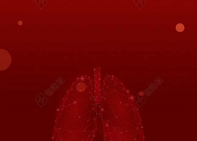 疫情背景图简约红色肺炎抗击疫情海报背景