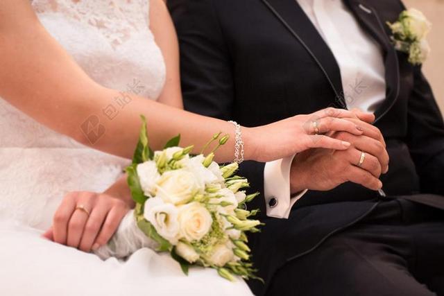 婚礼婚庆新婚夫妻结婚背景图片