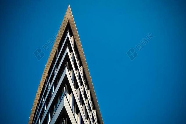 架构 建设 现代 高层建筑 城市 高 正面 向上