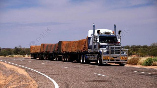 公路火车 卡车 澳大利亚 拉塞特公路 货物运输 仙境