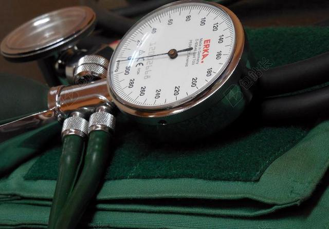 医疗崭新的血压计表背景图片