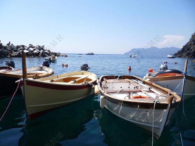MANAROLA 船 渔村 五 地中海