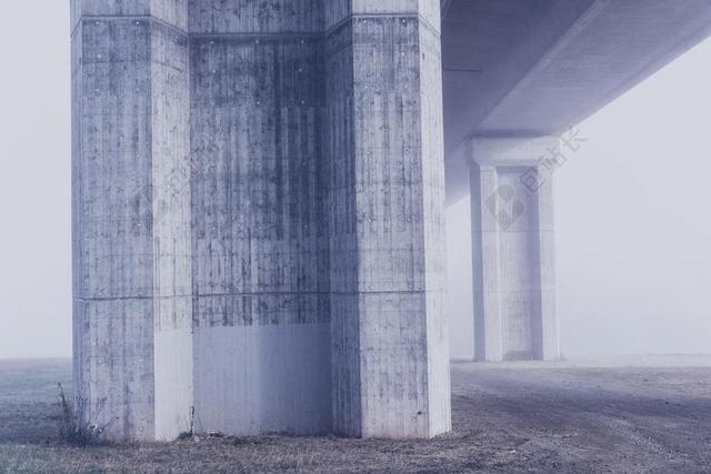 桥 混凝土 支柱 架构 结构 建设 道路 过渡 混凝土桥