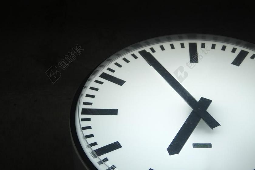 时间 时钟 晚上 黑 白 夜 一天 七 六 数 拨号