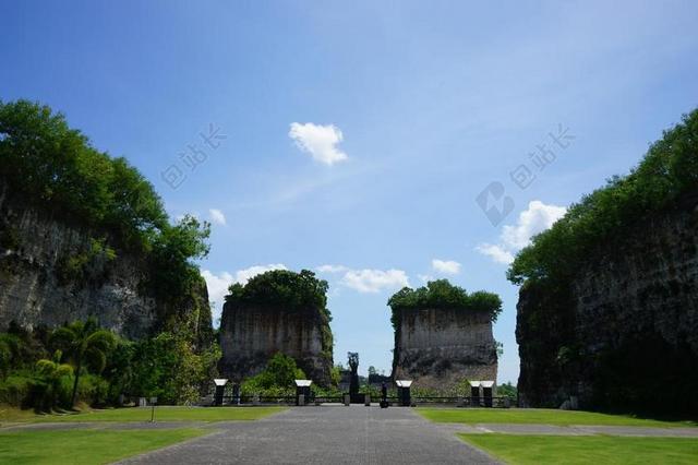 印度尼西亚 巴厘岛 岛 大自然 旅行 风光 蓝色 天空 旅游