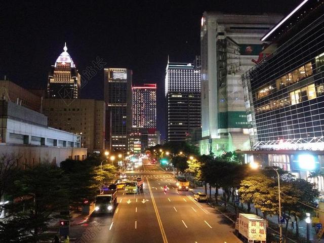 台湾 台北 街景 城市景