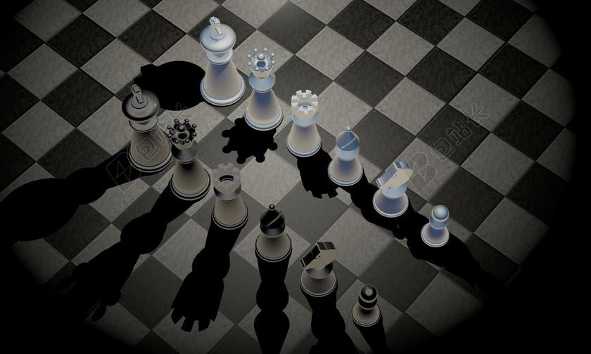 棋盘上的棋子背景图片