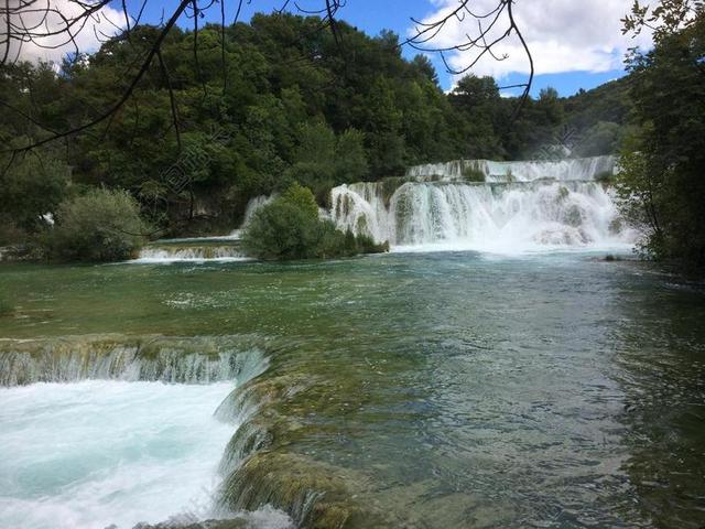 瀑布 克罗地亚 湖泊 性质 水 河 国家公园 达尔马提亚瀑布