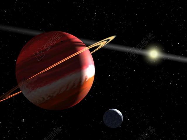 行星 木星 轨道 明星 艺术家 概念 空间 宇宙 系统